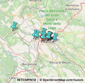 Mappa Autostrada Roma L'Aquila Teramo, 67100 L'Aquila AQ, Italia (6.12)