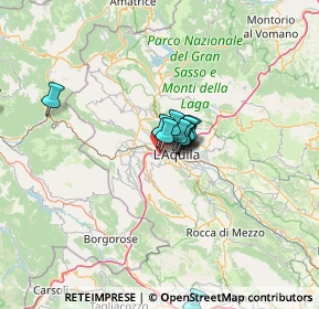 Mappa Autostrada Roma L'Aquila Teramo, 67100 L'Aquila AQ, Italia (17.506)