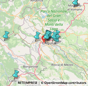 Mappa Autostrada Roma L'Aquila Teramo, 67100 L'Aquila AQ, Italia (13.41615)