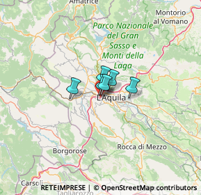 Mappa Autostrada Roma L'Aquila Teramo, 67100 L'Aquila AQ, Italia (25.78462)