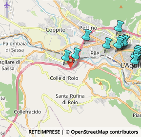 Mappa Autostrada Roma L'Aquila Teramo, 67100 L'Aquila AQ, Italia (2.84647)