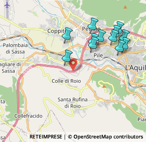 Mappa Autostrada Roma L'Aquila Teramo, 67100 L'Aquila AQ, Italia (2.18583)