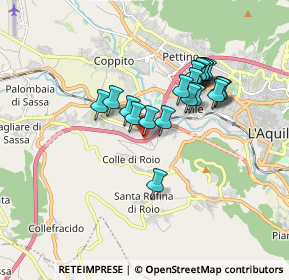 Mappa Autostrada Roma L'Aquila Teramo, 67100 L'Aquila AQ, Italia (1.5135)