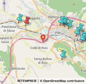 Mappa Autostrada Roma L'Aquila Teramo, 67100 L'Aquila AQ, Italia (2.85727)