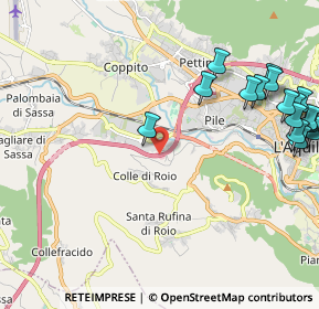 Mappa Autostrada Roma L'Aquila Teramo, 67100 L'Aquila AQ, Italia (2.97588)