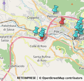 Mappa Autostrada Roma L'Aquila Teramo, 67100 L'Aquila AQ, Italia (2.61818)