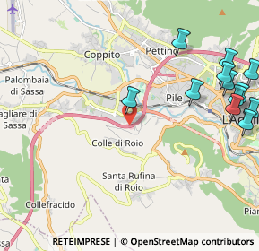 Mappa Autostrada Roma L'Aquila Teramo, 67100 L'Aquila AQ, Italia (2.95083)