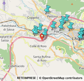 Mappa Autostrada Roma L'Aquila Teramo, 67100 L'Aquila AQ, Italia (2.24429)