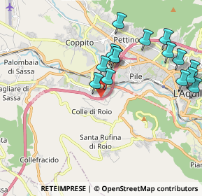 Mappa Autostrada Roma L'Aquila Teramo, 67100 L'Aquila AQ, Italia (2.24467)