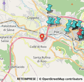 Mappa Autostrada Roma L'Aquila Teramo, 67100 L'Aquila AQ, Italia (3.0315)