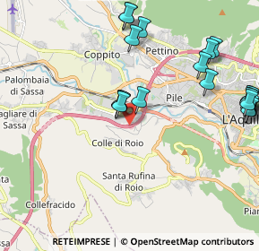 Mappa Autostrada Roma L'Aquila Teramo, 67100 L'Aquila AQ, Italia (2.6455)