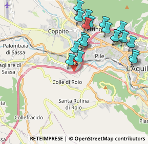 Mappa Autostrada Roma L'Aquila Teramo, 67100 L'Aquila AQ, Italia (2.1995)