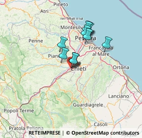 Mappa Via Tirino, 66013 Chieti CH, Italia (10.36833)