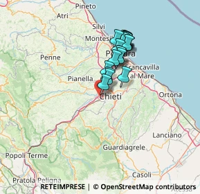 Mappa Via Tirino, 66013 Chieti CH, Italia (11.4325)
