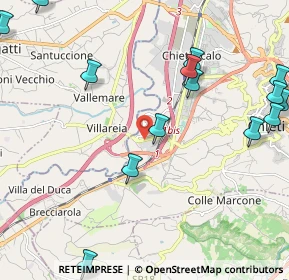 Mappa Via Tirino, 66013 Chieti CH, Italia (2.94786)