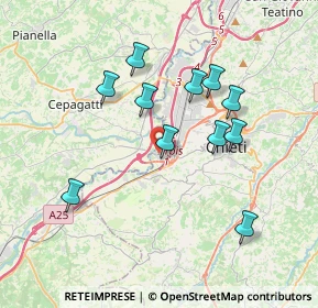 Mappa Via Tirino, 66013 Chieti CH, Italia (3.58455)