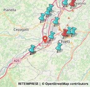 Mappa Via Tirino, 66013 Chieti CH, Italia (4.26462)