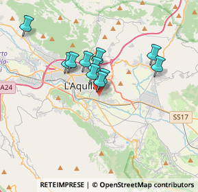 Mappa Via della Polveriera, 67100 L'Aquila AQ, Italia (2.92818)