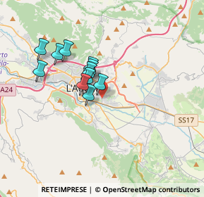 Mappa Via della Polveriera, 67100 L'Aquila AQ, Italia (2.82182)