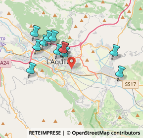 Mappa Via della Polveriera, 67100 L'Aquila AQ, Italia (3.63333)