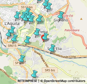 Mappa Via della Polveriera, 67100 L'Aquila AQ, Italia (1.2465)