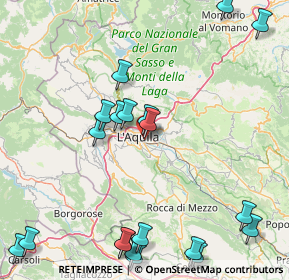 Mappa Via della Polveriera, 67100 L'Aquila AQ, Italia (22.9695)