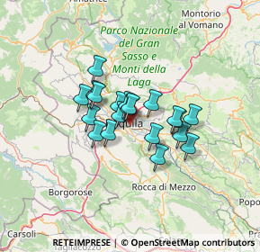 Mappa Via della Polveriera, 67100 L'Aquila AQ, Italia (9.2245)