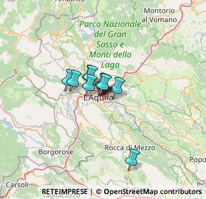 Mappa Via della Polveriera, 67100 L'Aquila AQ, Italia (6.84364)