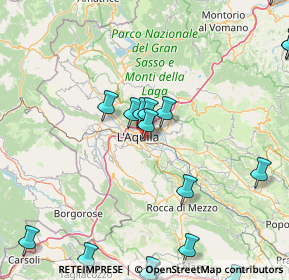 Mappa Via della Polveriera, 67100 L'Aquila AQ, Italia (25.5425)