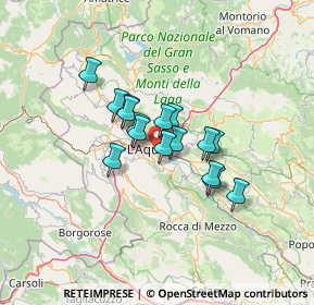 Mappa Via della Polveriera, 67100 L'Aquila AQ, Italia (9.35875)