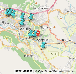 Mappa Via della Polveriera, 67100 L'Aquila AQ, Italia (2.32)