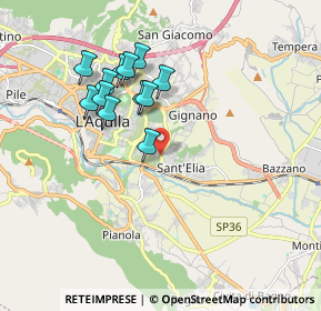 Mappa Via della Polveriera, 67100 L'Aquila AQ, Italia (1.71667)