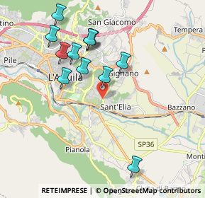 Mappa Via della Polveriera, 67100 L'Aquila AQ, Italia (2.02917)