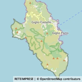 Mappa Isola del Giglio
