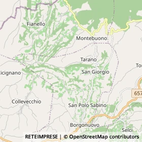 Mappa Tarano