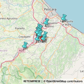 Mappa Via Umberto Ricci, 66100 Chieti CH, Italia (4.45)