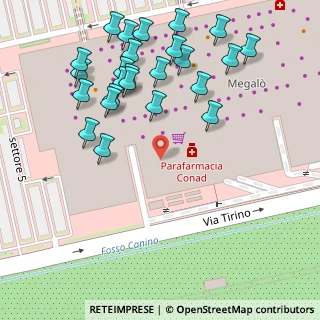 Mappa Via Tirino Loc. Santa Filomena nel Centro Commerciale 