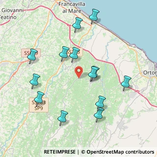 Mappa Via Venna, 66010 Tollo CH, Italia (4.42462)