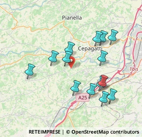 Mappa Contrada S. Martino, 65020 Rosciano PE, Italia (3.82429)