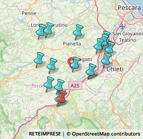 Mappa Contrada S. Martino, 65020 Rosciano PE, Italia (7.11706)