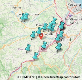 Mappa Contrada S. Martino, 65020 Rosciano PE, Italia (6.80158)