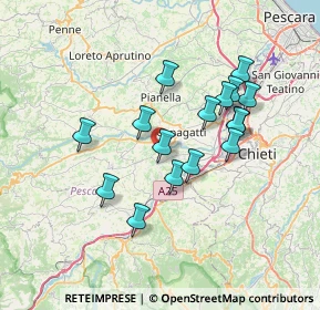 Mappa Contrada S. Martino, 65020 Rosciano PE, Italia (6.56063)
