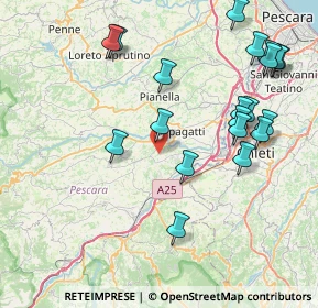 Mappa Contrada S. Martino, 65020 Rosciano PE, Italia (9.582)
