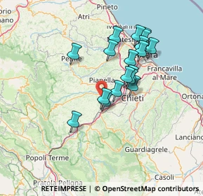Mappa Contrada S. Martino, 65020 Rosciano PE, Italia (12.72556)
