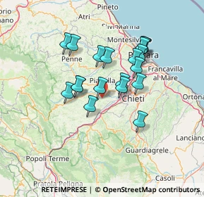 Mappa Contrada S. Martino, 65020 Rosciano PE, Italia (11.74737)