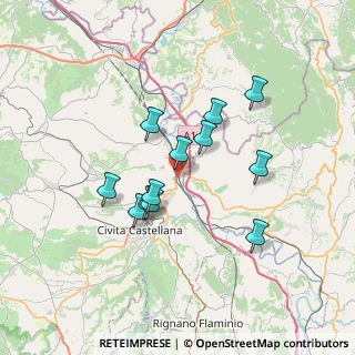 Mappa Via Taschini, 01033 Civita Castellana VT, Italia (6.18167)