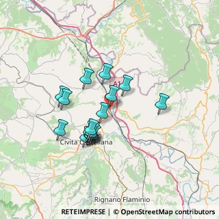 Mappa Via Taschini, 01033 Civita Castellana VT, Italia (6.16)