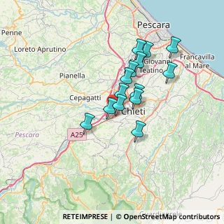 Mappa Località Santa Filomena Megalo 66100 Santa Filomena, 66100 Chieti CH, Italia (5.74643)