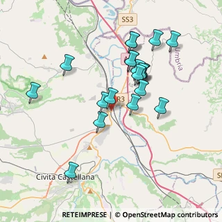 Mappa Via Giuseppe Taschini, 01033 Civita Castellana VT, Italia (3.6865)