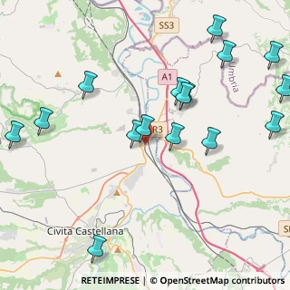 Mappa Via Giuseppe Taschini, 01033 Civita Castellana VT, Italia (5.23188)